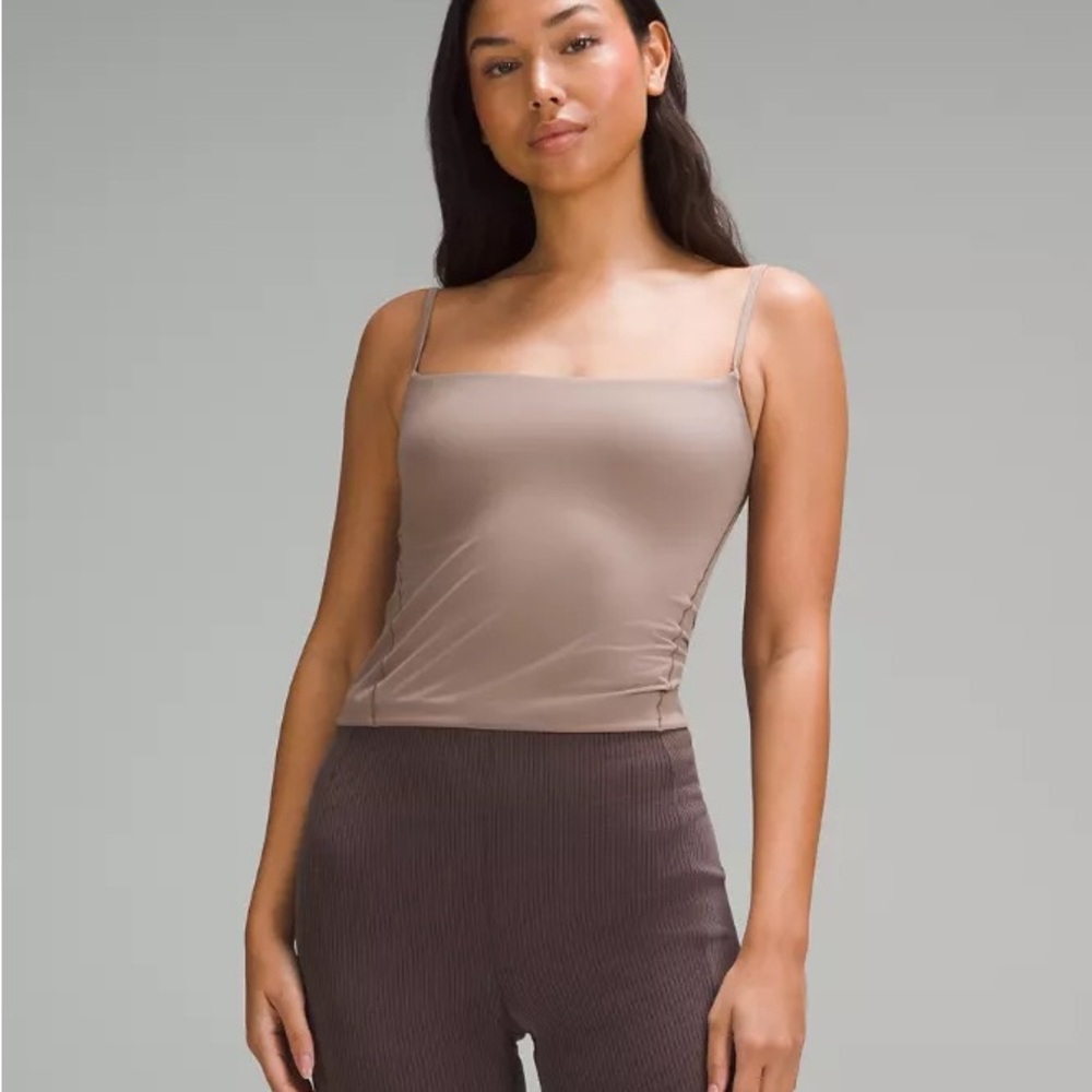 Lululemon Wondermost Ultra-Soft Nulu Spaghett Strap - Taupetastic color - XL NWT